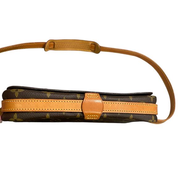 Louis Vuitton Saint Germain 24 LV Monogram Brown Tan Shoulder Crossbody Bag - Picture 5 of 16